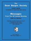 Image for The Dean Burgon Society Messages : From the 38th Annual Meeting