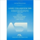 Image for Logic Colloquium 2000 (hardcover) : Lecture Notes in Logic, 19