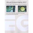 Image for Virtual environments 2007  : IPT-EGVE 2007
