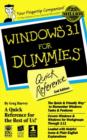 Image for Windows 3.1 for Dummies Quick Reference