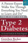 Image for The First Year: Type 2 Diabetes : An Essential Guide for the Newly Diagnosed