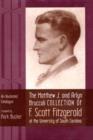 Image for The Matthew J. and Arlyn Bruccoli Collection of F.Scott Fitzgerald at the University of South Carolina