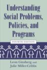 Image for Understanding Social Problems, Policies, and Programs