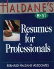 Image for Haldane&#39;s Best Resumes for Professionals