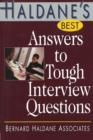 Image for Haldane&#39;s Best Answers to Tough Interview Questions