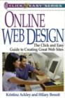 Image for Online Web Design : The Click &amp; Easy Guide to Creating Great Websites