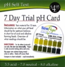 Image for 7 Day Trial pH Card