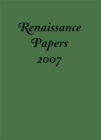 Image for Renaissance Papers 2007