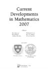 Image for Current Developments in Mathematics 2007