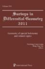 Image for Surveys in Differential Geometry, Vol. 16 (2011) : Geometry of Special Holonomy and Related Topics