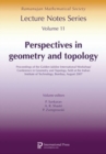 Image for Perspectives in Geometry and Topology