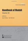 Image for Handbook of Moduli : Volume III