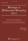 Image for Surveys in Differential Geometry 2013 : Geometry and Topology