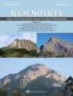 Image for Notices of the International Congress of Chinese Mathematicians (ICCM Notices), Volume 1, No. 2