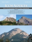 Image for Notices of the International Congress of Chinese Mathematicians, Volume 3, Number 2 (2015)