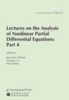Image for Lectures on the Analysis of Nonlinear Partial Differential Equations
