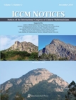 Image for Notices of the International Congress of Chinese Mathematicians, Vol. 7, No. 2 (December 2019)
