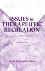 Image for Issues in Therapeutic Recreation