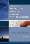 Image for Introduction to recreation services for people with disabilities  : a person-centered approach