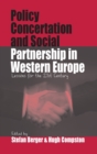 Image for Policy Concertation and Social Partnership in Western Europe