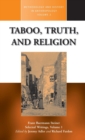 Image for Franz Baermann Steiner  : selected writingsVol. 1: Taboo, truth and religion