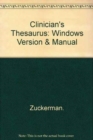 Image for Clinician&#39;s Thesaurus : Windows Version &amp; Manual