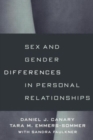 Image for Sex and Gender Differences in Personal Relationships