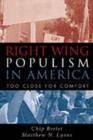 Image for Right-wing populism in America  : too close for comfort