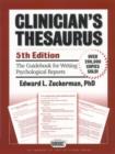 Image for Clinicians Thesaurus : The Guidebook for Writing Psychological Reports