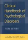 Image for Clinical Handbook Of Psychological Disorders