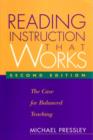 Image for Reading instruction that works  : the case for balanced teaching