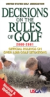 Image for Decisions on the Rules of Golf 2000-2001