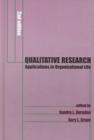 Image for Qualitative Research : Applications in Organisational Communication