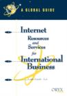 Image for Internet Resources and Services for International Business : A Global Guide