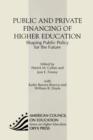 Image for Public and Private Financing of Higher Education