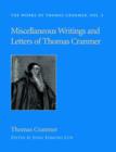 Image for Miscellaneous Writings and Letters of Thomas Cranmer