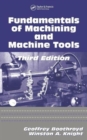Image for Fundamentals of machining and machine tools