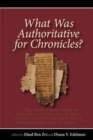 Image for What Was Authoritative for Chronicles?