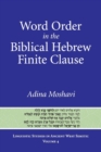 Image for Word Order in the Biblical Hebrew Finite Clause