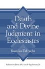Image for Death and Divine Judgment in Ecclesiastes