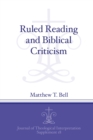 Image for Ruled Reading and Biblical Criticism