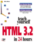 Image for Teach yourself HTML 3.2 in 24 hours