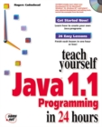 Image for Teach yourself Java 1.1 programming in 24 hours