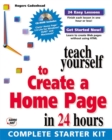 Image for Sams Teach Yourself to Create a Home Page in 24 Hours