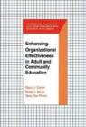 Image for Enhancing organizational effectiveness in adult and community education