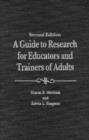 Image for A Guide to Research for Educators and Trainers of Adults
