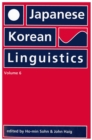 Image for Japanese/Korean Linguistics: Volume 6