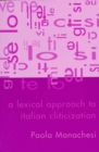 Image for Lexical approach to Italian cliticization