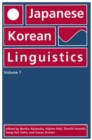 Image for Japanese/Korean linguisticsVol. 7 : v. 7