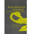 Image for Bantu Historical Linguistics : Theoretical and Empirical Perspectives